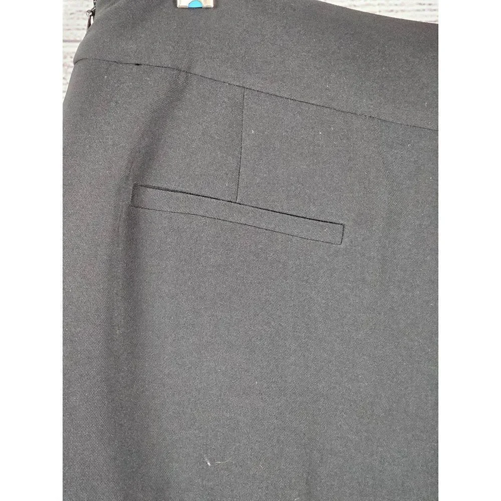 Catherine Malandrino Pleated Front Dress Shorts Black Size 10 - Picture 3 of 4